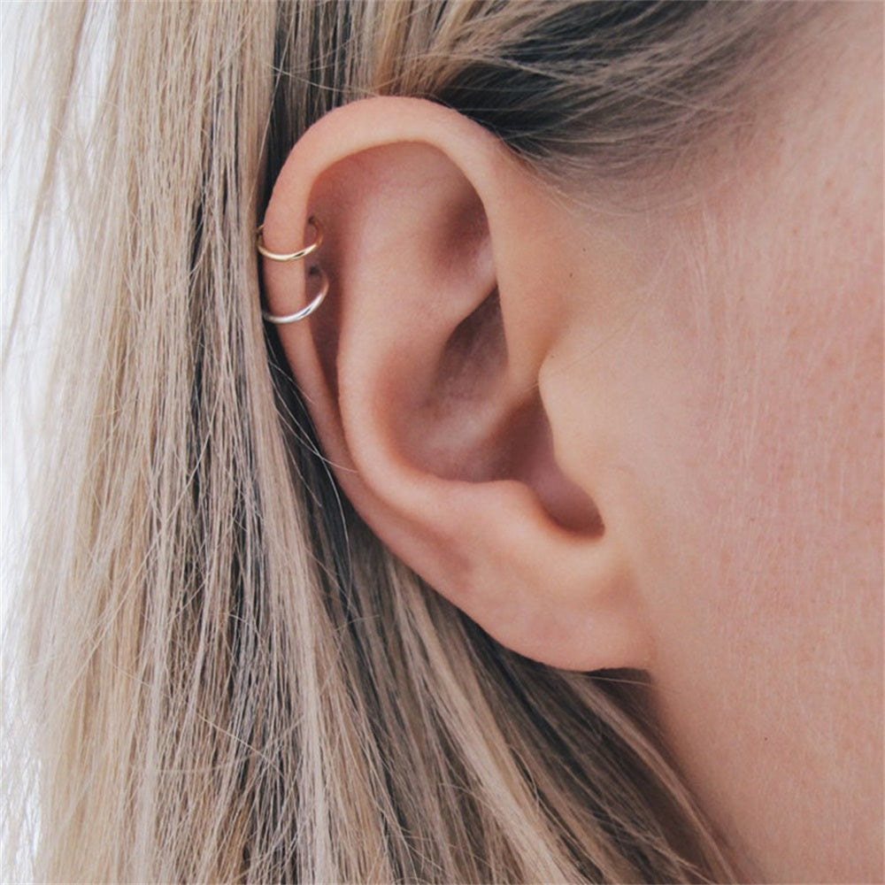 Double Ear Cuff Set – Stainless Steel Gold & Silver