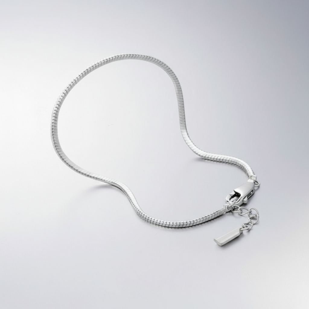 Silver Snake Chain Bracelet – Sleek Stainless Steel